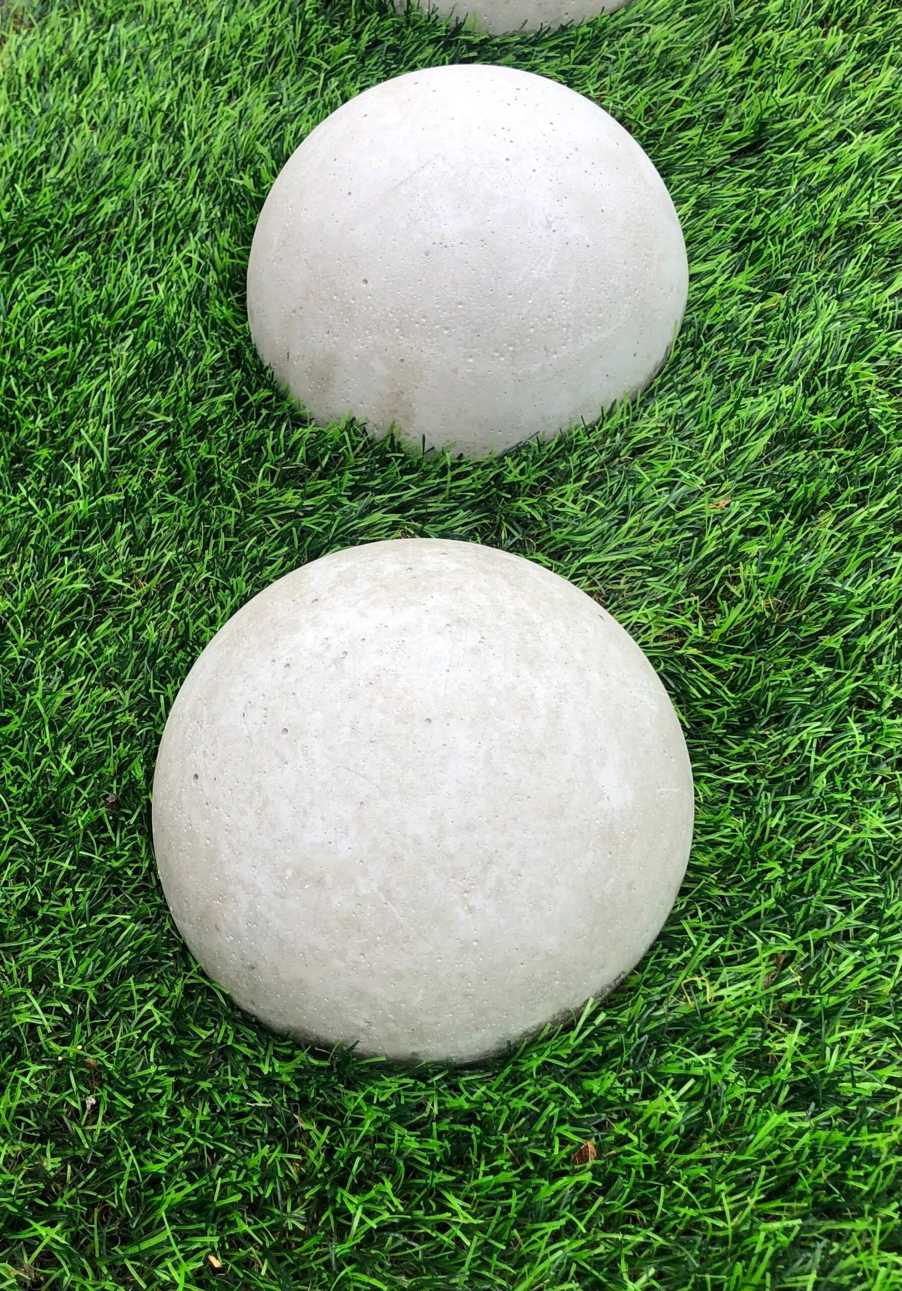Handmade Concrete Half Sphere, Modern Garden Decor (6x3 inches) - Image 2